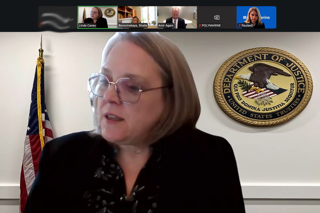 1_WESTMARINE-260610 Bankruptcy trustee Linda J. Casey holds a Section 341 hearing regarding West Marine’s restructuring case.