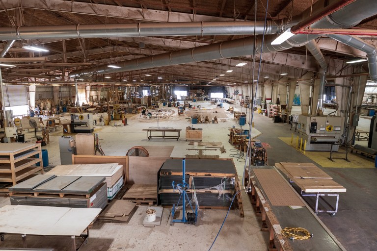 A7401319 Credit Teakdecking Systems Teakdecking Systems’ sprawling facility in Sarasota, Fla. PHOTO COURTESY TEAKDECKING SYSTEMS