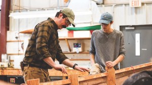 The Landing School taught everything from wooden 
boatbuilding and yacht design 
to engineering and restoration. PHOTO COURTESY ABYC