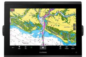Screen of a Garmin electrinic tablet