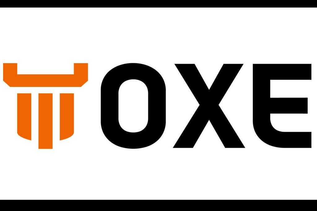 Black and orange logo OXE marine