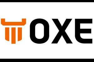 Black and orange logo OXE marine