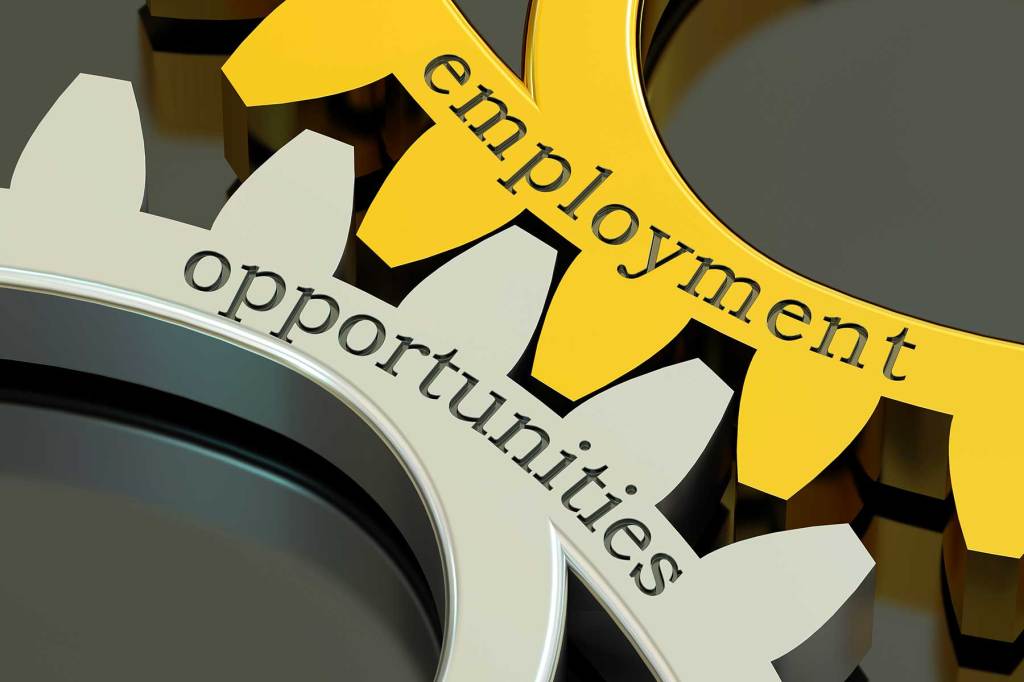 Graphic reading employment opportunities