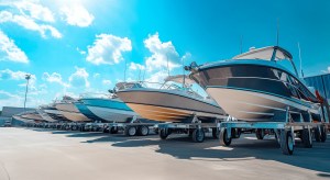 Boats on Trailers in the Parking Lot of a Boat Sports Center Successful dealerships must evolve to meet the demands of an industry that has matured. PHOTO: SIMON CULDAUT - STOCK.ADOBE.COM