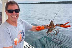 Coupe's first job was lobster stern man for $5 a day (cash) at age 11 in Scarborough, Maine. PHOTO COURTESY ELECTRIC WATERCRAFT FORUM