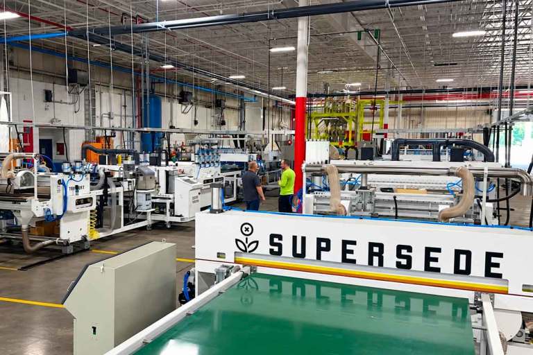 Supersede’s new manufacturing facility expands production capacity to meet RV industry demand. PHOTO COURTESY SUPERSEDE